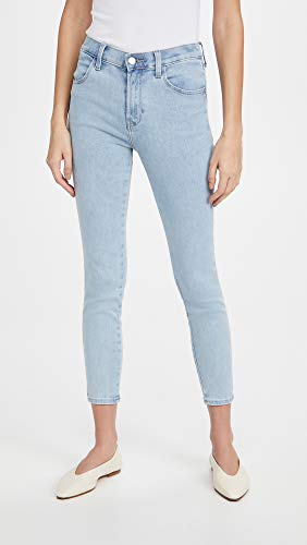 J Brand Alana Jeans ajustados de talle alto para mujer - azul - 32 US