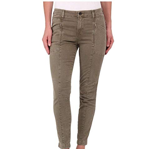 J Brand Byrnes Cargo 1290K120 - Pantalones ajustados para mujer, color verde oliva - verde - 26 US