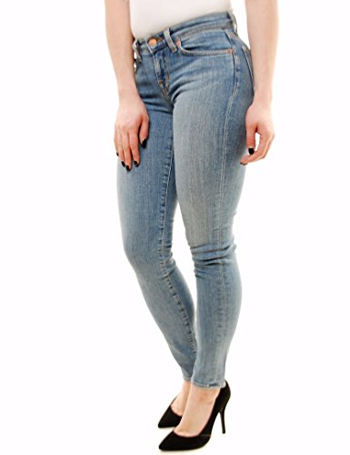 J Brand Mujer Flaco Pierna Coastal Jeans Estilo 8110212 Light Azul Talla 24 J Brand Mujer Flaco Pierna Coastal Jeans Estilo 8110212 Light Azul Talla 24