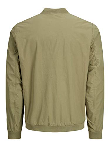 Jack & Jones Jjerush Bomber Noos Chaqueta, Verde Oscuro, L para Hombre