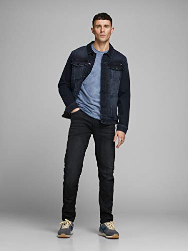 Jack & Jones JJIALVIN JJJACKET AGI 004 Noos Chaqueta vaquera, Azul Denim, L para Hombre