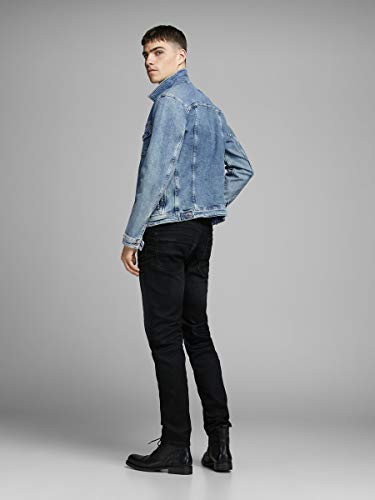 Jack & Jones Jjialvin Jjjacket Sa 002 Noos Chaqueta de jean, Azul (Denim), S para Hombre