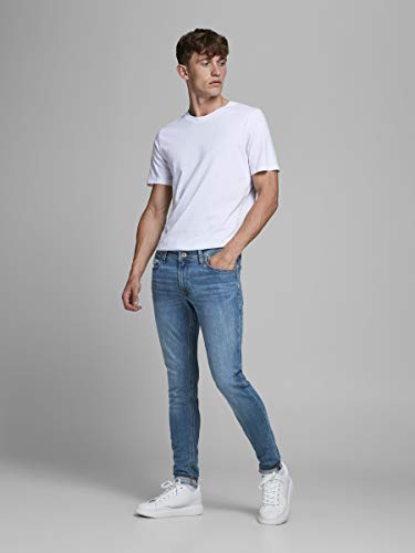 Jack & Jones Jjitom Jjoriginal Am 815 STS Vaqueros Skinny, Azul (Blue Denim Blue Denim), 30W / 32L para Hombre