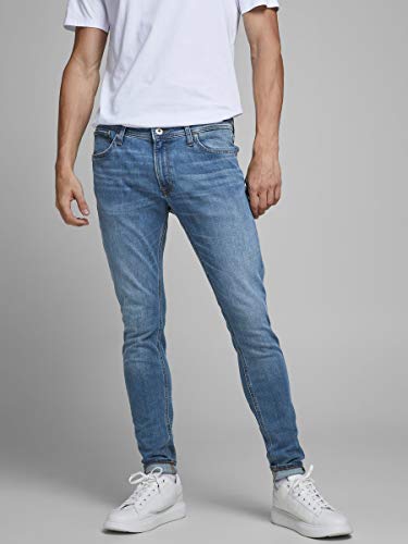 Jack & Jones Jjitom Jjoriginal Am 815 STS Vaqueros Skinny, Azul (Blue Denim Blue Denim), 30W / 32L para Hombre