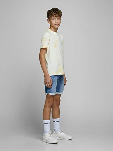 Jack & Jones Junior Jjirick Jjicon Shorts GE 003 I.k STS Jr Pantalones Cortos de Jean, Mezclilla Azul, 164 para Niños
