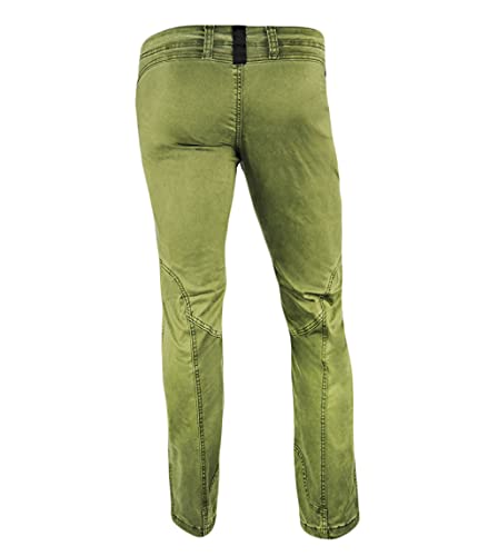 Jeanstrack Tardor Pantalón de Escalada-Trekking, Mujer, Verde, S