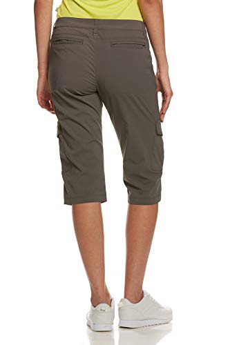 Jeff Green Pantalones elásticos para mujer, de secado rápido, ligeros, funcionales, para exteriores, color gris, talla para mujer: 46