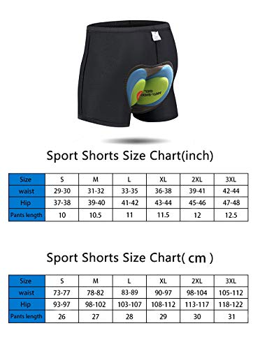 JEPOZRA Ciclismo Pantalones Cortos de Bicicleta 4D Gel de sílice Acolchado Ciclismo Calzoncillos Ropa Interior de Bicicleta MTB Bicicleta Pantalones Cortos(4D, XXL)… (XXL, Verde)