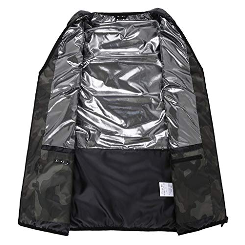 JERFER Chaqueta de Carga USB Inteligente Calefacción Eléctrica de los Hombres Temperar Blusa Tipo B