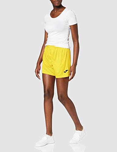 Joma Paris II Short Señora Deportivo, Mujer, Amarillo, L