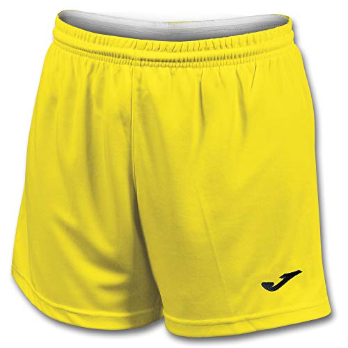 Joma Paris II Short Señora Deportivo, Mujer, Amarillo, L
