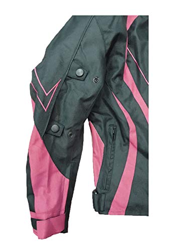 Juicy Trendz chaqueta de la motocicleta jugosa Trendz de cuero resistente al agua la mujer del agua blindado Cordura textiles motocicleta