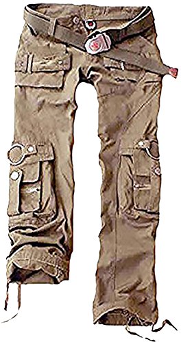 Juicy Trendz® De las Mujeres Carga Pantalones Militar Señoras Ejército Combate Multi Bolsillo Pantalones