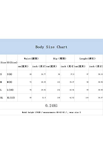 Jumojufol Pantalones Pitillo de Mujer Pantalón de Cintura de Cuadros Ajustados a Cuadros con Cintura en V Casual Negro M