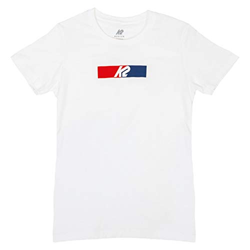 K2 Snow K2 RWB Brick tee Womens Camiseta, Mujer, Blanco, Small
