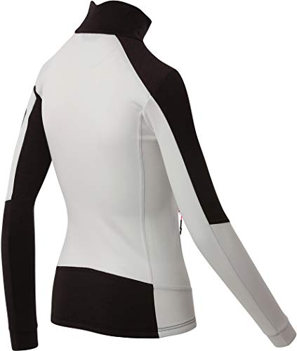 Karpos Puez - Chaqueta de forro polar para mujer, color negro y blanco, modelo XS 2020
