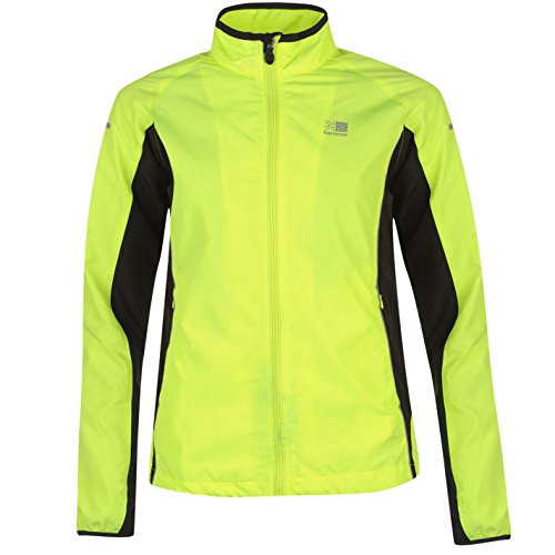 Karrimor Mujer Chaqueta Deportiva De Running Fluorescente Amarillo S (EU 38/UK 10)
