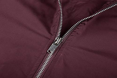 KEFITEVD - Bomber deportiva ligera para hombre, diseño inspirado en el béisbol, ideal para primavera o verano, con bolsillos