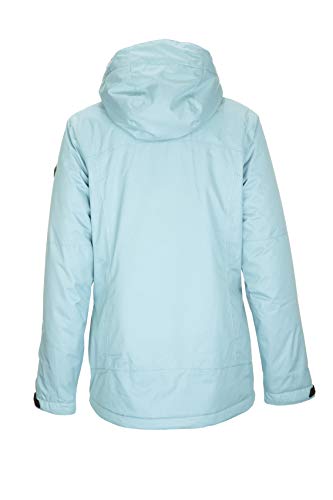 Killtec Zala, Chaqueta de Invierno con Capucha Desmontable, Mujer, Azul (oceánico), 42