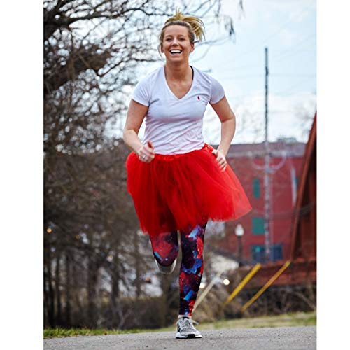 Ksnnrsng Tutu Falda de Mujer Faldas de Tul 50's Short Ballet 3 Capas de Baile para Vestirse Danza (Verde)