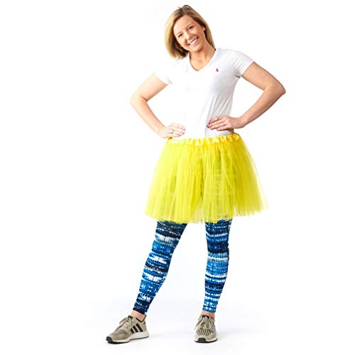 Ksnnrsng Tutu Falda de Mujer Faldas de Tul 50's Short Ballet 3 Capas de Baile para Vestirse Danza (Verde)