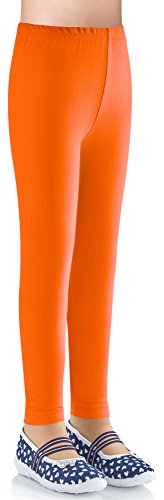Ladeheid Leggins Pantalones Largos Ropa Deportiva Niña LAMA03 (Naranja24, 152-158)