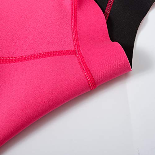 lahomia Chaqueta de Traje de Neopreno de 2 Mm para Mujer, para Buceo, Natación, Rosa Roja - XL
