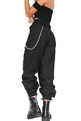 Landove Mujer Pantalones - Negro - Medium