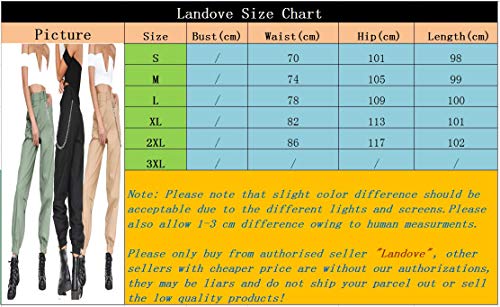 Landove Mujer Pantalones - Negro - Medium