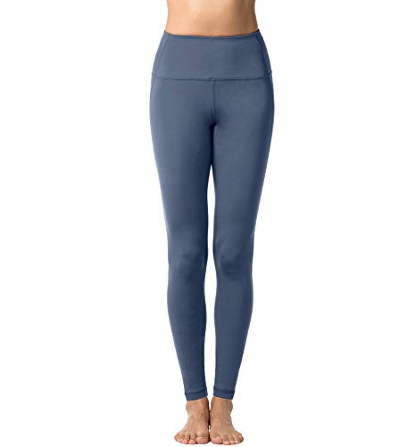LAPASA Pantalón Deportivo de Mujer, Malla para Running, Yoga y Ejercicio. L01 (Dark Blue/Azul Oscuro, M)