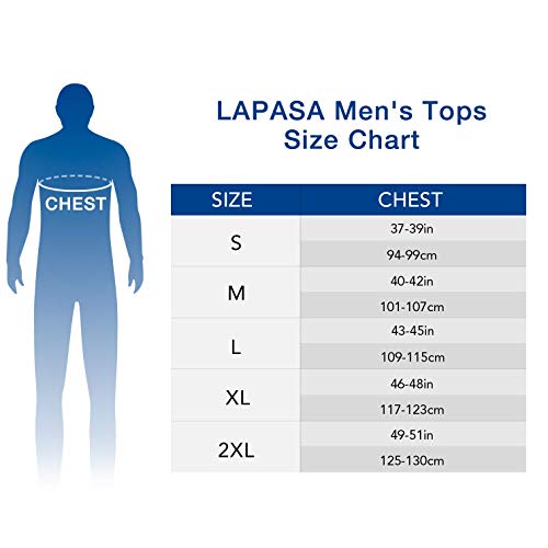 LAPASA Plumífero para Hombre Ultra Ligero (Chaqueta de Pluma) M32 (M, Gris Oscuro)