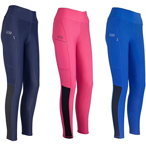Lazura Leggings de equitación para Mujer 4052491944055, Azul Oscuro, 36-38