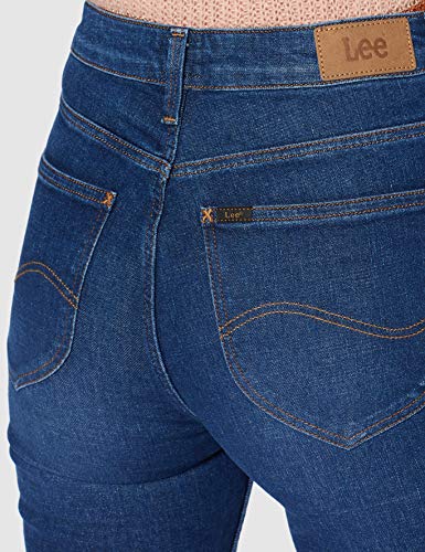 Lee Breese Pantalones para Mujer, Azul (Dark Favourite Nr), W24/L31 (Talla del fabricante : 24/31)