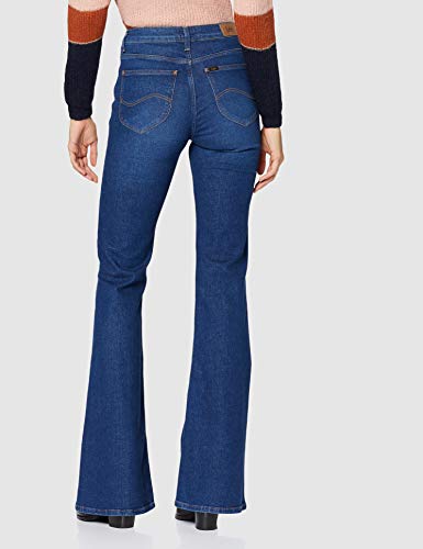 Lee Breese Pantalones para Mujer, Azul (Dark Favourite Nr), W24/L31 (Talla del fabricante : 24/31)