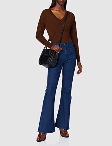 Lee Breese Patchpocket Vaqueros evasé, Azul (Clean Say JJ), W25/L31 (Talla del Fabricante: 25/31) para Mujer