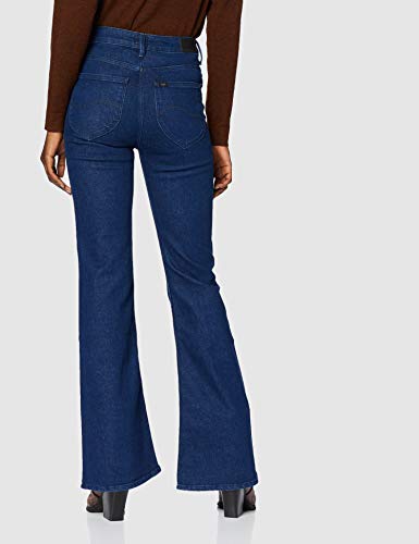 Lee Breese Patchpocket Vaqueros evasé, Azul (Clean Say JJ), W25/L31 (Talla del Fabricante: 25/31) para Mujer