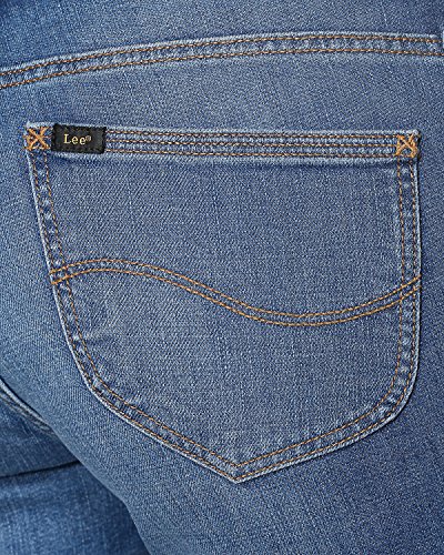 Lee Emlyn Pantalones Vaqueros Delgados, Azul (Authentic Blue Qd), 26W / 33L para Mujer