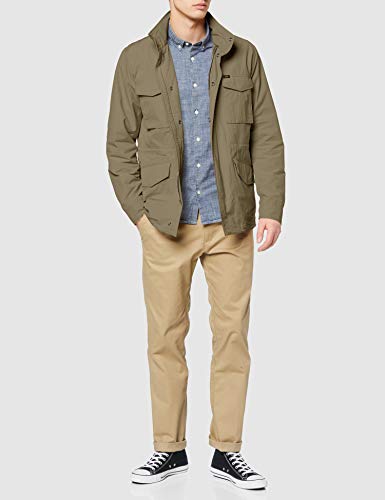 Lee Field Jacket Chaqueta, Verde (Utility Green Ng), XXL para Hombre