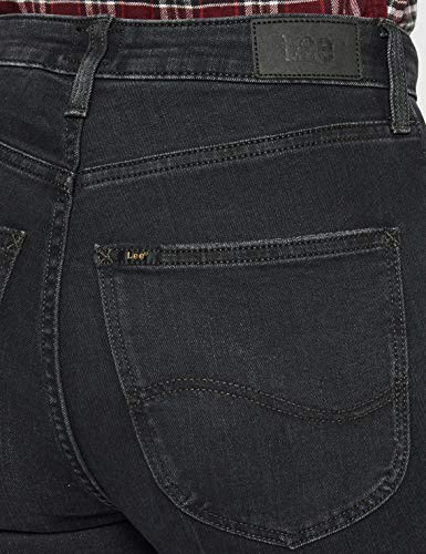 Lee Ivy Vaqueros, Negro (Washed Black Li), 27W / 33L para Mujer