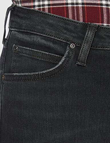 Lee Ivy Vaqueros, Negro (Washed Black Li), 27W / 33L para Mujer