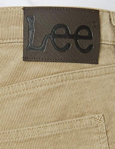 Lee Luke Corduroy Pana, Beige, 34/34 para Hombre