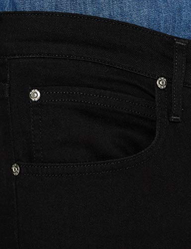 Lee Luke Medium Stretch Jeans, Negro (Clean Black), 32W / 30L para Hombre