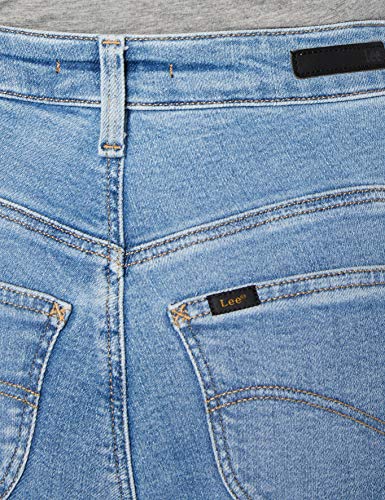 Lee Scarlett Ultra High Body Optix Vaqueros Skinny, Azul (Brighton Rock BC), W25/L33 (Talla del Fabricante: 25/33) para Mujer