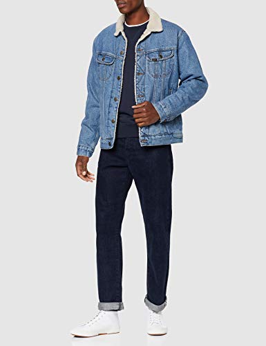Lee Sherpa Jacket Chaqueta Vaquera, Azul (Light Stone Oy), Small para Hombre