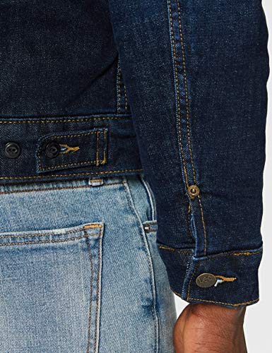 Lee Sherpa Jacket Chaqueta Vaquera, Deep Kansas, S para Hombre