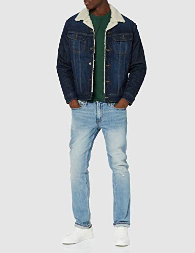 Lee Sherpa Jacket Chaqueta Vaquera, Deep Kansas, S para Hombre