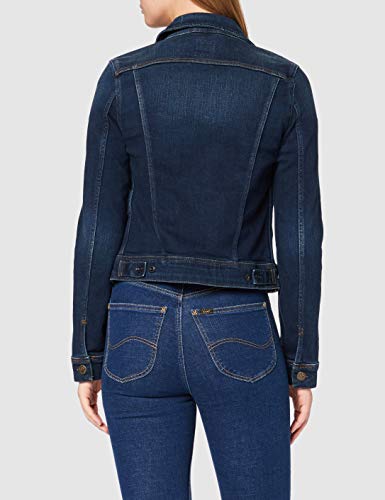 Lee Slim Rider Chaqueta vaquera, Azul (Mean Streaks Kims), X-Small para Mujer