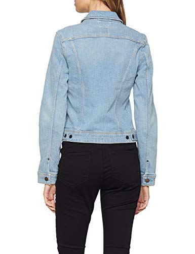 Lee Slim Rider Chaqueta vaquera, Marfil (Light Rugged GE), Medium para Mujer