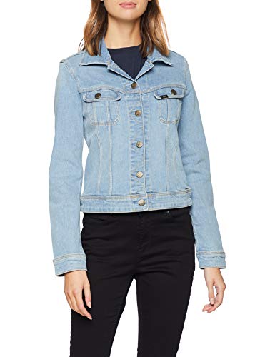 Lee Slim Rider Chaqueta vaquera, Marfil (Light Rugged GE), Medium para Mujer
