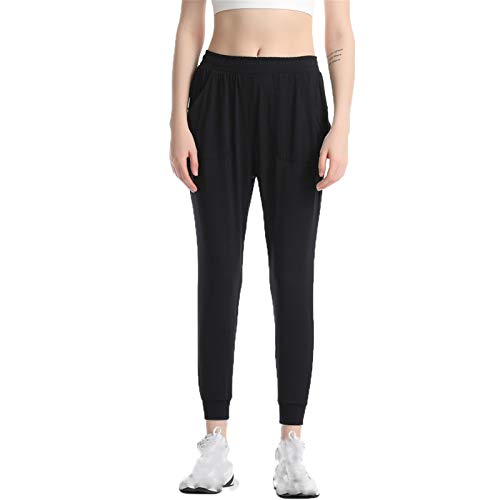 Leggins Mujer Fitness Mallas Deportivo Pilates, Sensación desnuda de las mujeres sin fisuras de 7/8 longitud Leggings sueltos Pantalones de yoga sueltos Dama Fitness Gimnasio Correr Medias Rápidas Sec